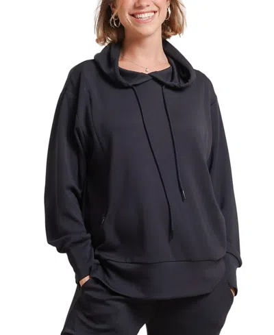 Nom Maternity Serena Nursing Hoodie In Blue
