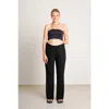Nom Maternity Super Soft  Rib Pant In Black