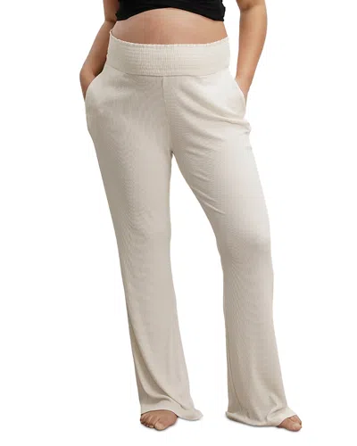 NOM MATERNITY SUPER SOFT RIBBED PANTS
