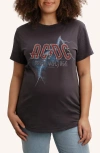 Nom Maternity The Groove Maternity Graphic T-shirt In Black