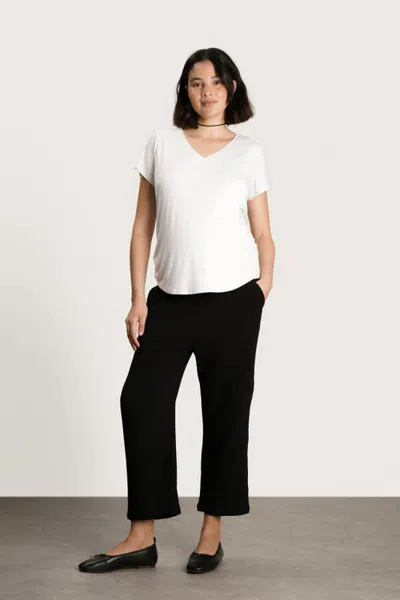 Nom Maternity The Maternity & Nursing Tee In White