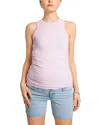 Nom Maternity Maternity Racerback Tank In Lavender