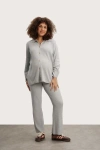 Nom Maternity Thomasine Sweater Cardigan In Gray