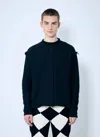 NOMA T.D. ASSEMBLAGE WOOL-BLEND TOP