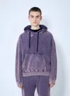 Noma T.d. Hand-dyed Twist Hooded Sweatshirt In Purple