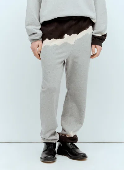 Noma T.d. Hand-dyed Twist Track Pants In Grey