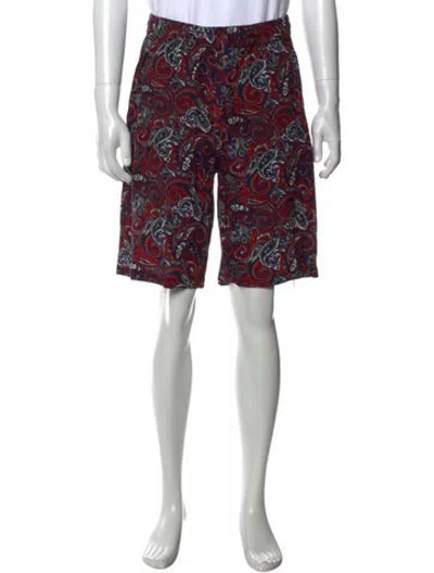 Pre-owned Noma T.d. Paisley Print Shorts W/ Tags In Multicolor