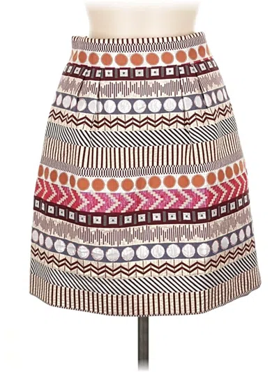 Pre-owned Nomad By Morgan Carper Casual Skirt In White