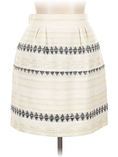 Pre-owned Nomad Formal Skirt In White