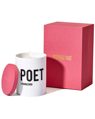 Nomad Noe Poet In Hangzhou - Bamboo & Tuberose Luxury Scented Candle In Pink
