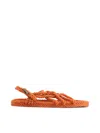 Nomadic State Of Mind Jc Crossed Sandals Shoes In Yellow