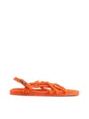 Nomadic State Of Mind Jc Crossed Sandals Shoes In Yellow