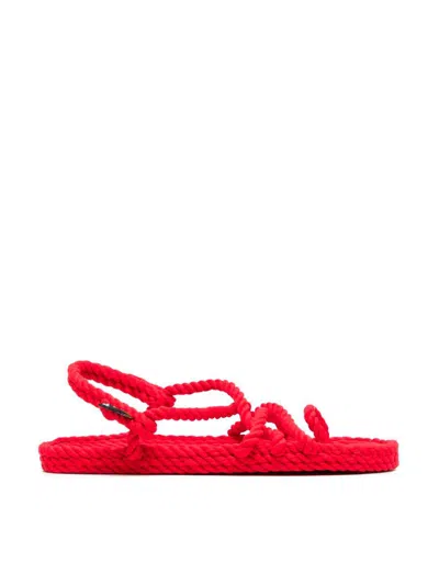 Nomadic State Of Mind Toe Joe Sandal Shoes In Red
