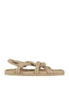 Nomadic State Of Mind Strappy Woven Sandals In Sage Green