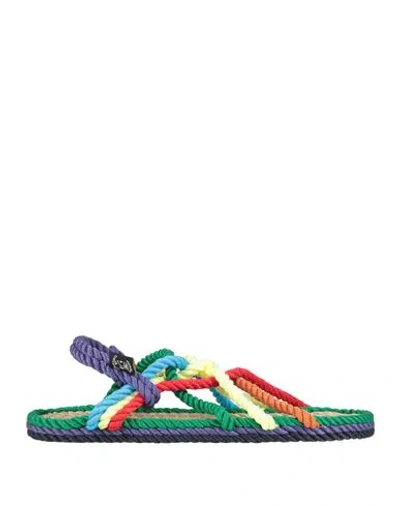 Nomadic State Of Mind Woman Sandals Red Size 6 Textile Fibers