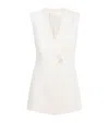 Nomadissem Cady Tailored Pebble Waistcoat In Ivory