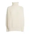 Nomadissem Cashmere Suvretta Rollneck Sweater In Ivory