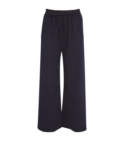 Nomadissem Wool-blend Bosq Trousers In Navy