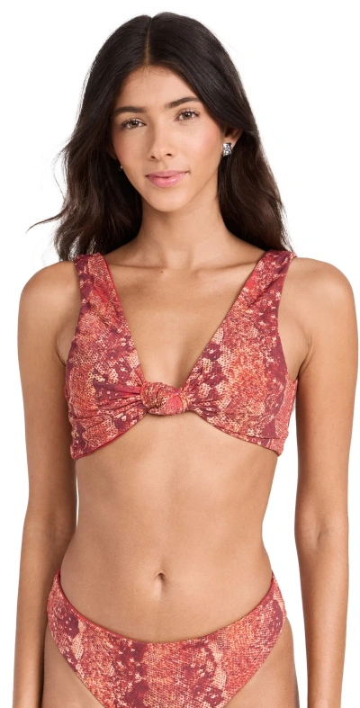 Nomads Playa Bikini Top Merlot