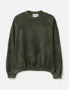 Nòmarhythm Textile Hand Dye Twist Sweat In Green