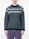 Nomarythm Textile Crew-neck Sweater