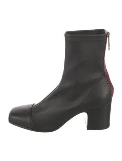 Pre-owned Nomasei Leather Boots In Black