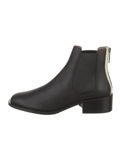 Pre-owned Nomasei Leather Chelsea Boots W/ Tags In Black