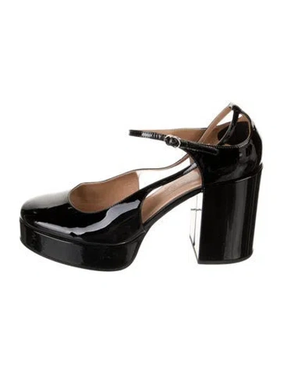 Pre-owned Nomasei Patent Leather Pumps In Black