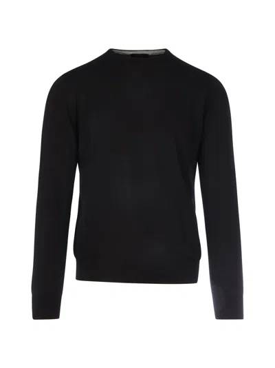 Nome By Gransasso Long-sleeved Shirt In Black