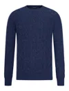 Nome By Gransasso Wool Sweater In Blue