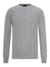 Nome By Gransasso Wool Sweater In Gray