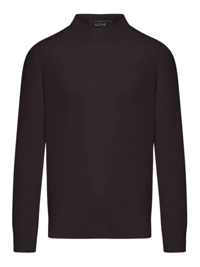 Nome By Gransasso Wool Turtleneck In Brown