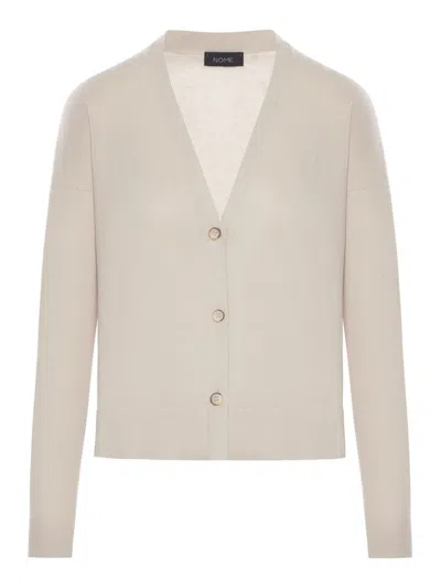 Nome Cardigan Sweater In Nude & Neutrals