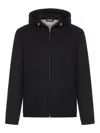Nome Pascal Cashmere Hooded Jacket In Black