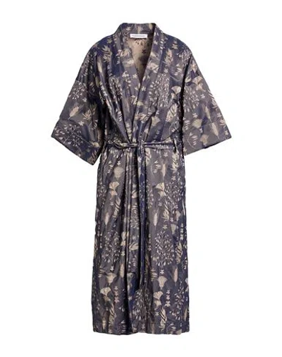 Nome Comune Woman Jacket Navy Size Onesize Polyester, Polyamide, Cotton In Blue