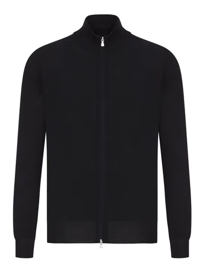 Nome Cotton Jacket With Zip In Black