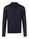 Nome Zipped Cardigan In Azul
