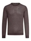 Nome Crew Neck Cashmere Sweater In Brown