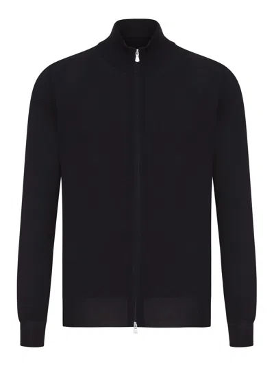Nome G Cotton Jacket With Zip In Black