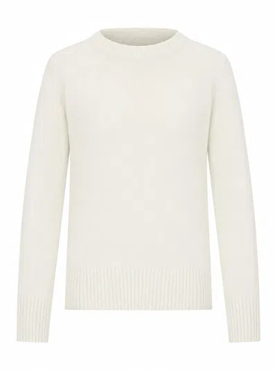 Nome G Crew Neck Sweater In Smooth Knit In Animal Print