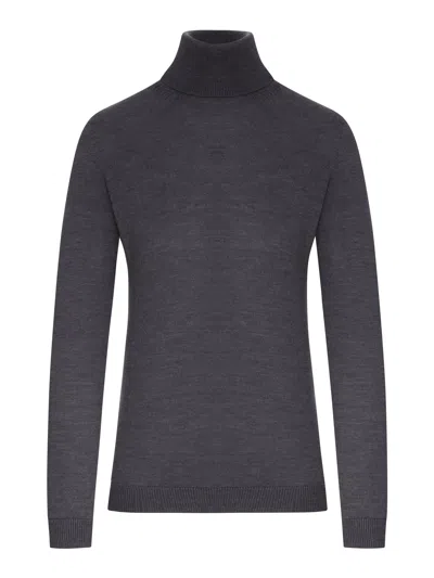 Nome G Fine Knit Turtleneck In Grey
