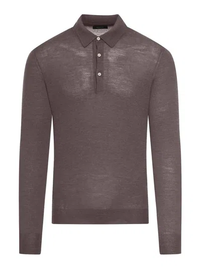 Nome Long Sleeve Tennis In Brown