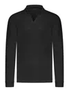 Nome Long-sleeved Linen Polo