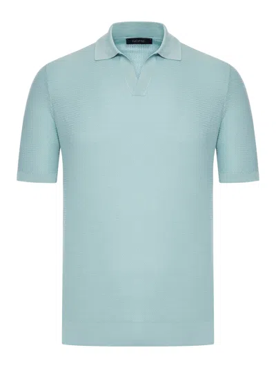 Nome Short Sleeve Cotton Polo In Green