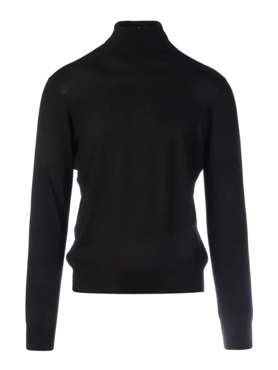 Nome Wool Turtleneck In Negro