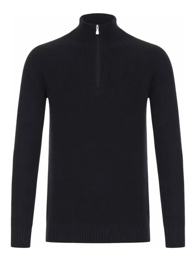 Nome Wool Turtleneck Sweater In Black