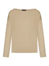 Nome Cotton Sweater With Boat Neck