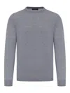 Nome Wool Crewneck Sweater In Grey