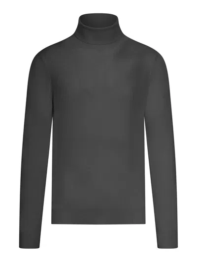 Nome Turtle Neck Jumper In Grey