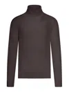 Nome Turtleneck Sweater In Dark Brown